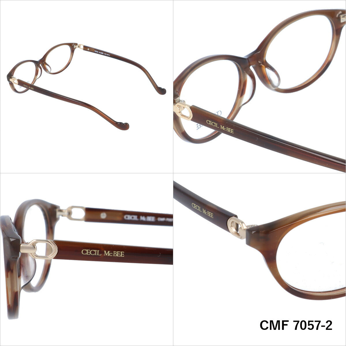メガネ 眼鏡 度付き 度なし おしゃれ CECIL McBEE セシルマクビー CMF7057 全4色 51サイズ フォックス型 レディース 女性 UVカット 紫外線 ブランド サングラス 伊達 ダテ|老眼鏡・PCレンズ・カラーレンズ・遠近両用対応可能 ラッピング無料