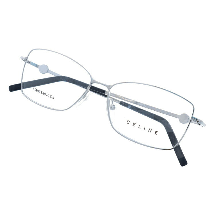 セリーヌ CELINE メガネ フレーム 眼鏡 度付き 度なし 伊達 VC1243 0579 53サイズ スクエア型 レディース ブラゾン アイコン ロゴ ラッピング無料