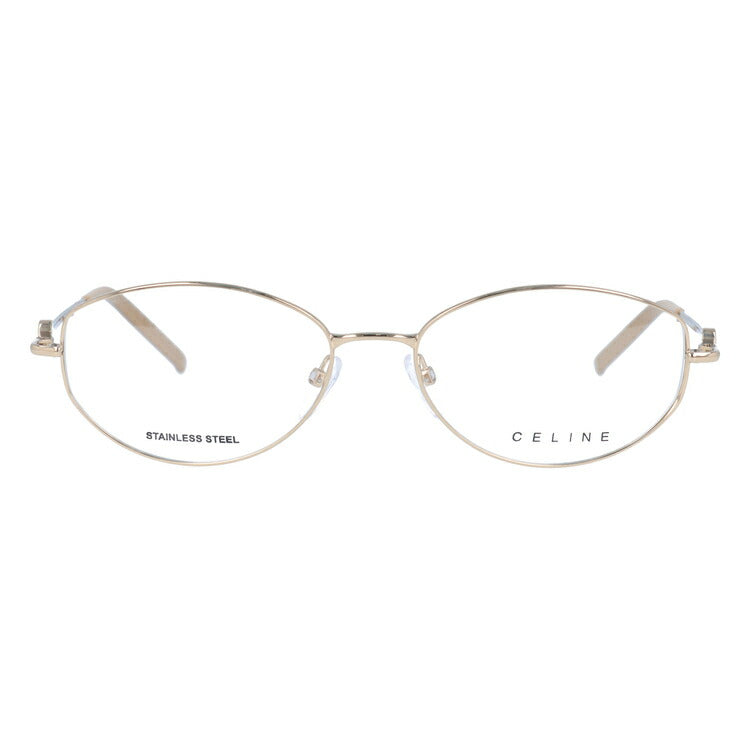 セリーヌ CELINE メガネ フレーム 眼鏡 度付き 度なし 伊達 VC1244 0300 54サイズ オーバル型 レディース ブラゾン アイコン ロゴ ラッピング無料