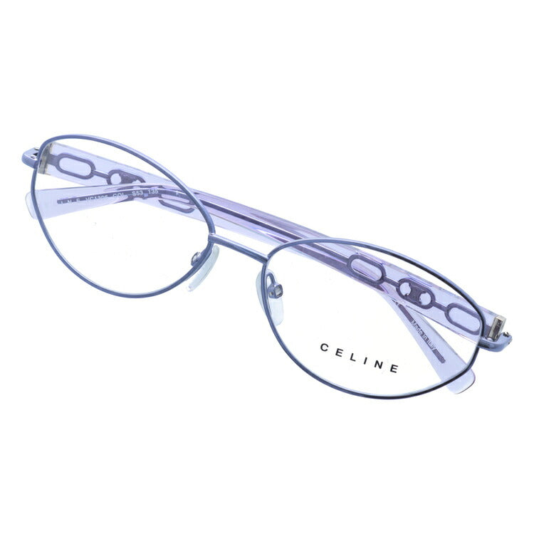 セリーヌ CELINE メガネ フレーム 眼鏡 度付き 度なし 伊達 VC1306M 0S53 55サイズ オーバル型 レディース ブラゾン アイコン ロゴ ラッピング無料