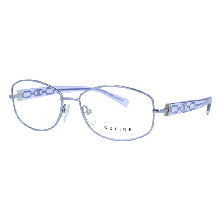 セリーヌ CELINE メガネ フレーム 眼鏡 度付き 度なし 伊達 VC1307M 0S53 54サイズ オーバル型 レディース ブラゾン アイコン ロゴ ラッピング無料