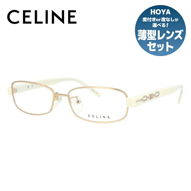 セリーヌ CELINE メガネ フレーム 眼鏡 度付き 度なし 伊達 VC1373M 0383 54サイズ オーバル型 レディース ブラゾン アイコン ロゴ ラッピング無料