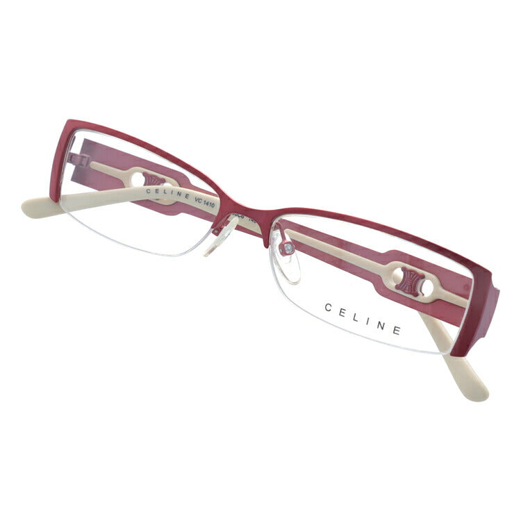 セリーヌ CELINE メガネ フレーム 眼鏡 度付き 度なし 伊達 VC1410M 08C6 54サイズ スクエア型 レディース ブラゾン アイコン ロゴ ラッピング無料