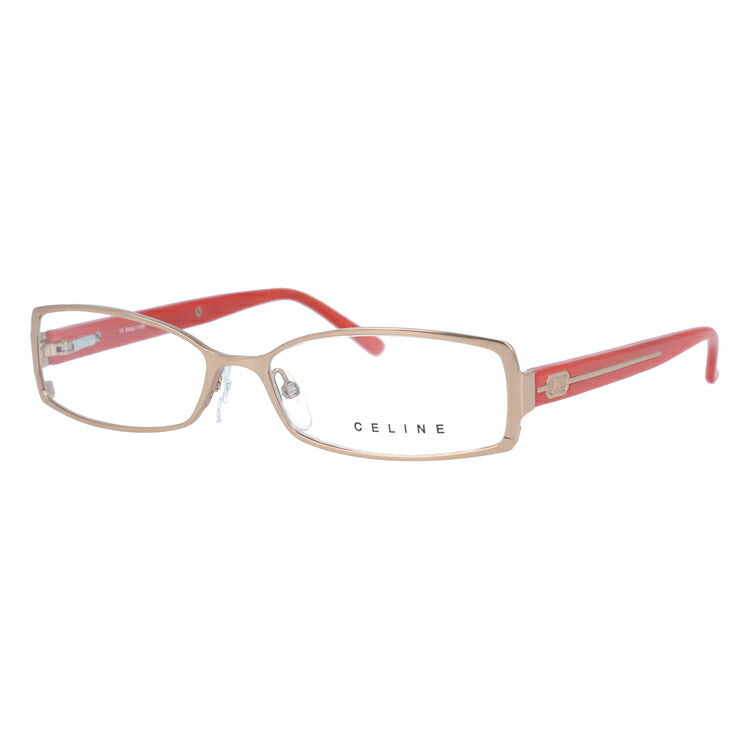 【訳あり】セリーヌ CELINE メガネ フレーム 眼鏡 度付き 度なし 伊達 VC1414M 8FCX 55サイズ スクエア型 レディース ブラゾン アイコン ロゴ ラッピング無料