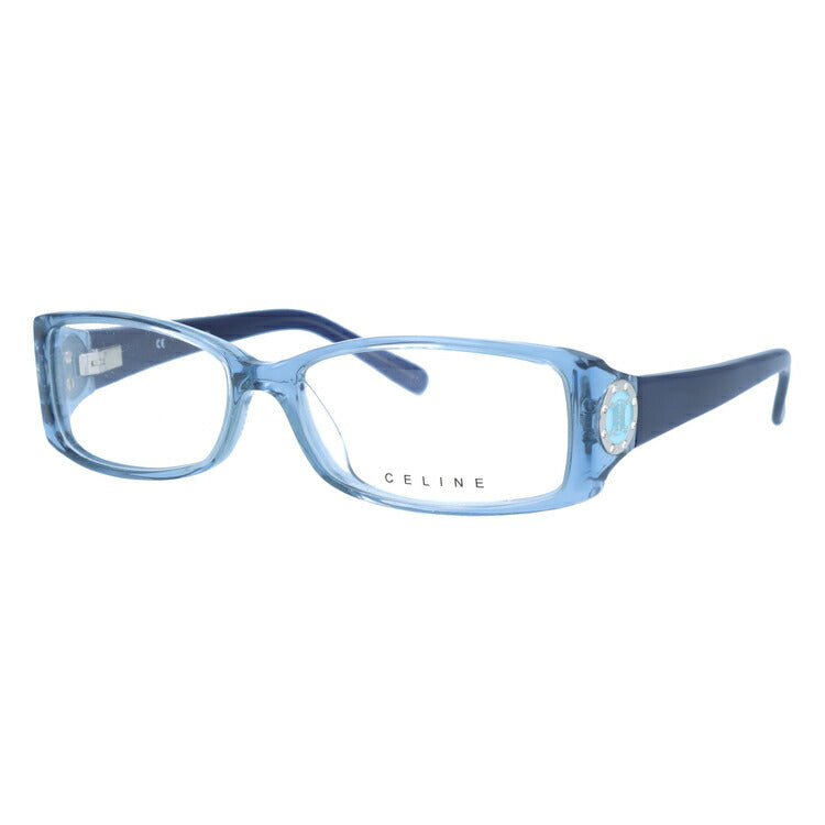 【訳あり】セリーヌ CELINE メガネ フレーム 眼鏡 度付き 度なし 伊達 アジアンフィット VC1602S 097D 55サイズ スクエア型 レディース ブラゾン アイコン ロゴ ラインストーン ラッピング無料