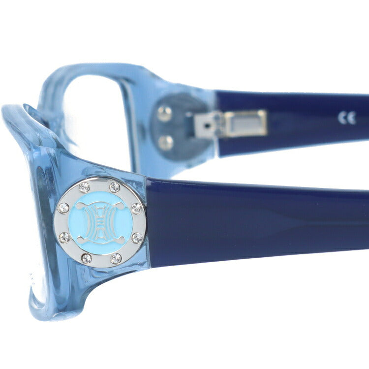 【訳あり】セリーヌ CELINE メガネ フレーム 眼鏡 度付き 度なし 伊達 アジアンフィット VC1602S 097D 55サイズ スクエア型 レディース ブラゾン アイコン ロゴ ラインストーン ラッピング無料