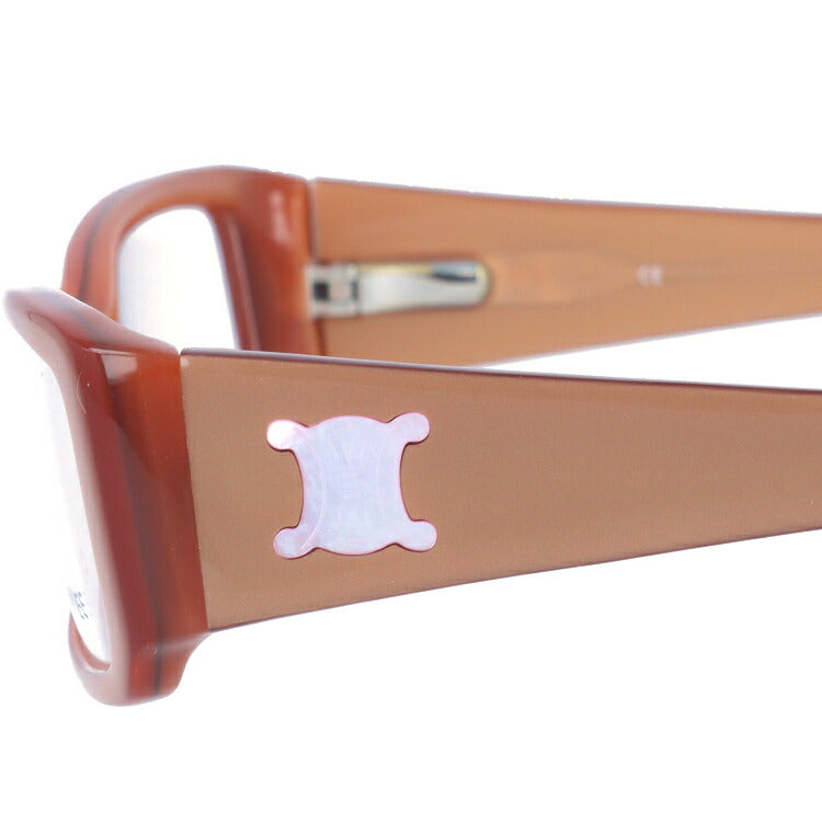 セリーヌ CELINE メガネ フレーム 眼鏡 度付き 度なし 伊達 アジアンフィット VC1640C 09QG 52サイズ スクエア型 レディース ブラゾン アイコン ロゴ シェル ラッピング無料