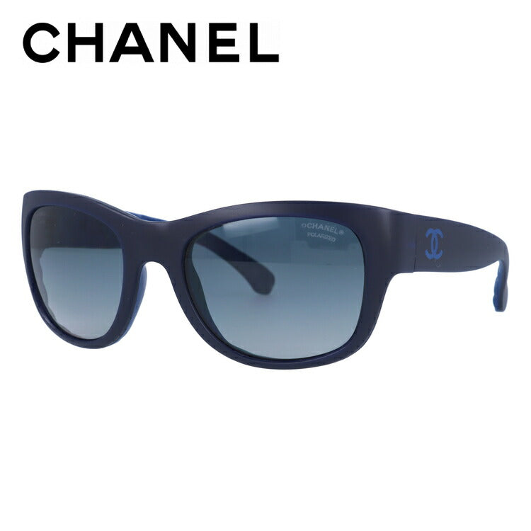 【訳あり】シャネル 偏光サングラス レギュラーフィット CHANEL CH6049 C1482/Z8 55サイズ ウェリントン ユニセックス メンズ レディース ココマーク ラッピング無料