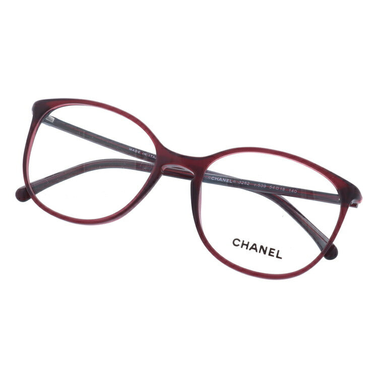 【訳あり】シャネル メガネフレーム 伊達メガネ レギュラーフィット CHANEL CH3282 C539 54サイズ ウェリントン ユニセックス メンズ レディース ラッピング無料