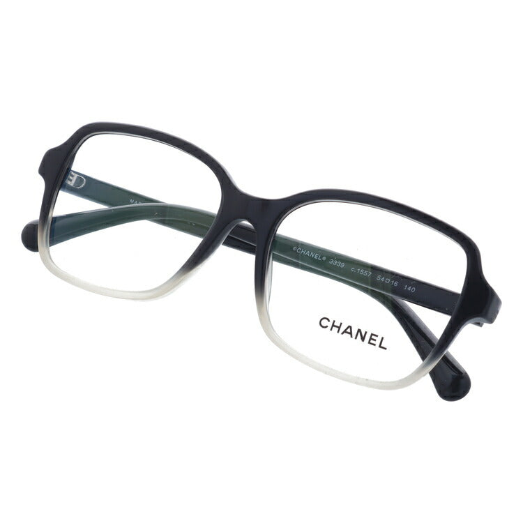 【訳あり】シャネル メガネフレーム 伊達メガネ レギュラーフィット CHANEL CH3339 1557 54サイズ スクエア ユニセックス メンズ レディース ラッピング無料
