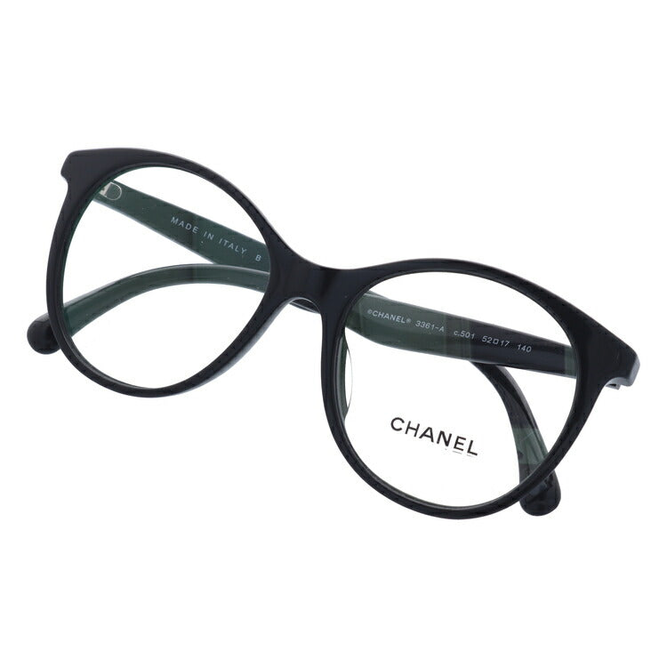【訳あり】シャネル メガネフレーム 伊達メガネ アジアンフィット CHANEL CH3361A C501 52サイズ ボストン ユニセックス メンズ レディース ラッピング無料