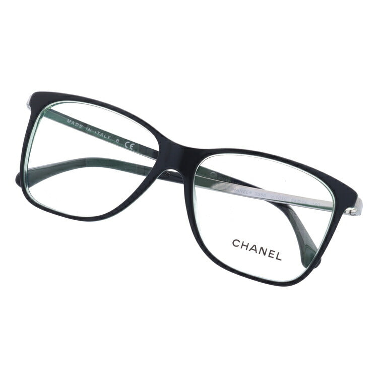 【訳あり】シャネル メガネフレーム 伊達メガネ レギュラーフィット CHANEL CH3366 1610 54サイズ ウェリントン ユニセックス メンズ レディース ラッピング無料