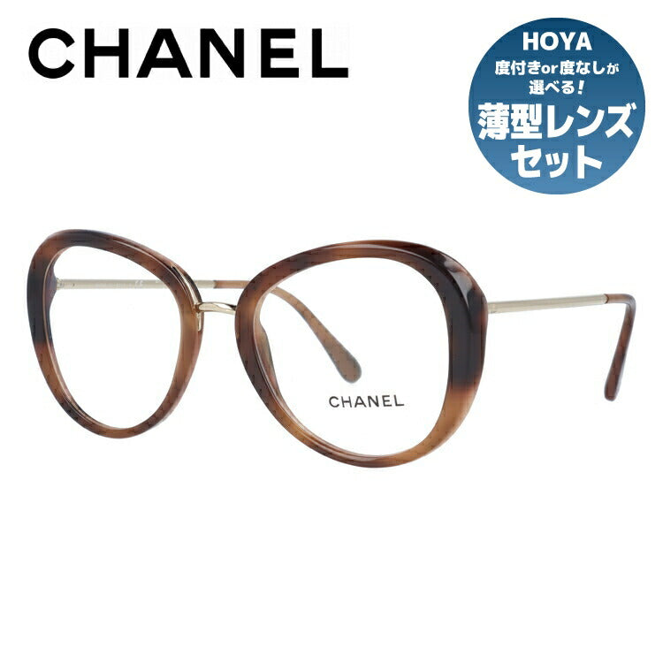 【訳あり】シャネル メガネフレーム 伊達メガネ レギュラーフィット CHANEL CH3380 1575 52サイズ バタフライ ユニセックス メンズ レディース ラッピング無料