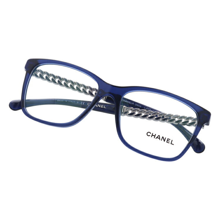 【訳あり】シャネル メガネフレーム 伊達メガネ レギュラーフィット CHANEL CH3302 C503 54サイズ スクエア ユニセックス メンズ レディース ラッピング無料