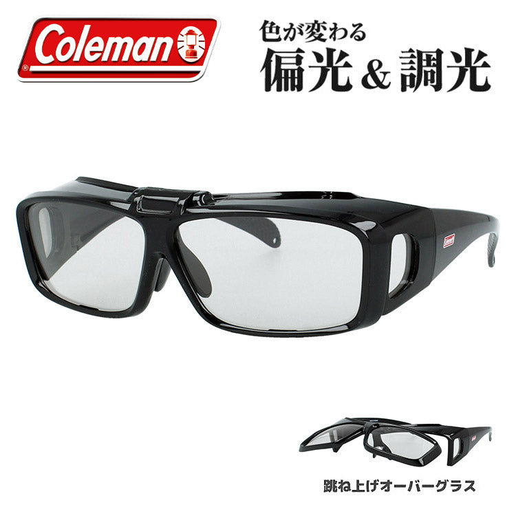 コールマン オーバーグラス 偏光調光サングラス アジアンフィット