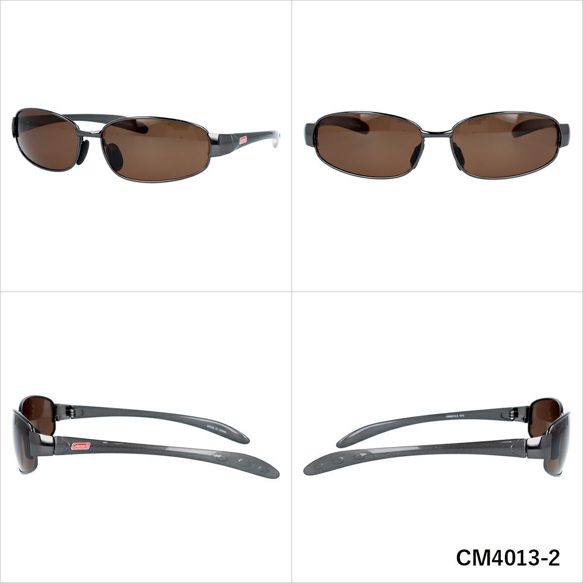 コールマン サングラス 偏光サングラス COLEMAN CM4013 62サイズ オーバル型 ユニセックス メンズ レディース