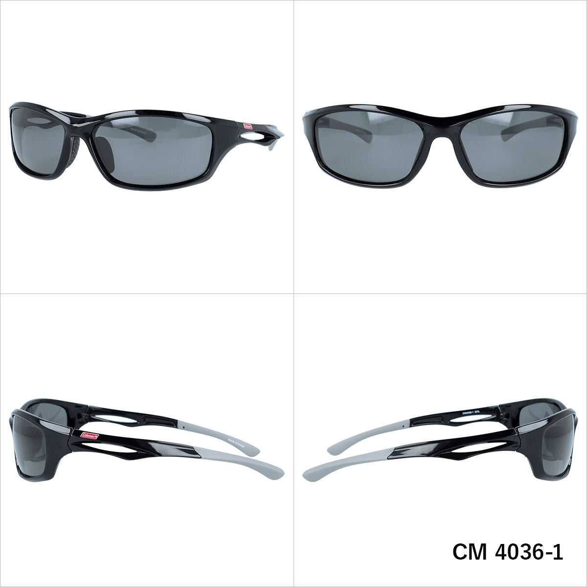 コールマン 偏光サングラス アジアンフィット COLEMAN CM4036 全2カラー 63サイズ スクエア型 ポラライズド ユニセックス メンズ レディース