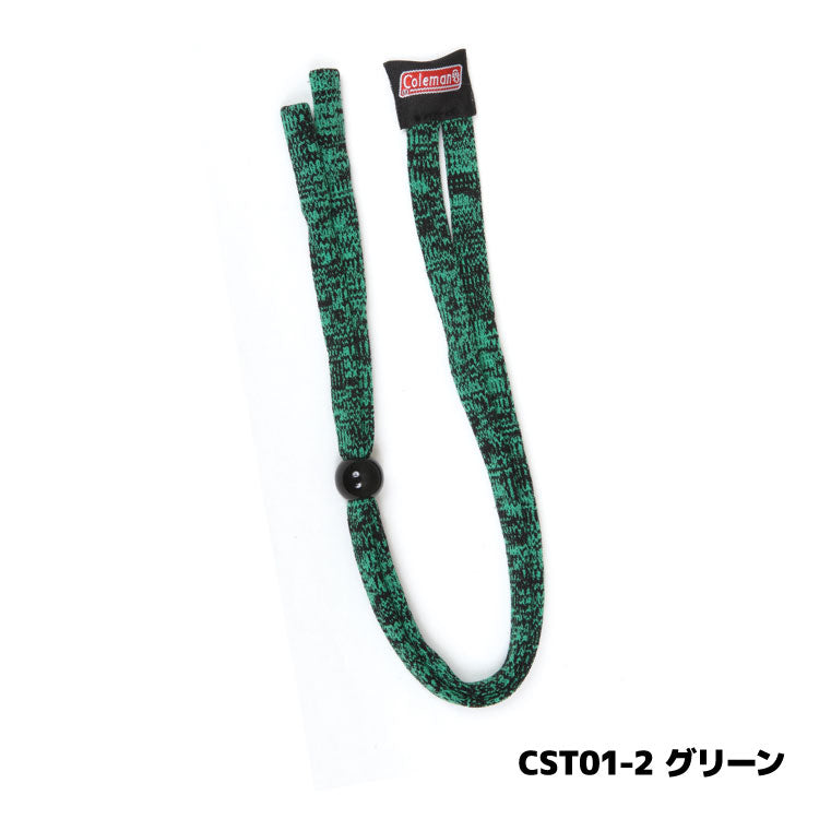コールマン サングラス メガネ ストラップ 長さ調整 アジャスタ?付き グラスコード Coleman CST01 スポーツ アウトドア 釣り