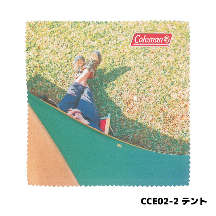 コールマン レンズクロス メガネ拭き 眼鏡拭き マイクロファイバー Coleman CCE02 スマホ カメラ 液晶 ランタン テント アクセサリー スポーツ アウトドア