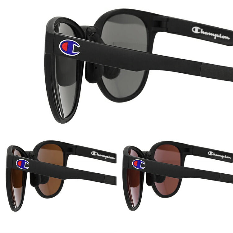 【国内正規品】チャンピオン 偏光サングラス アジアンフィット Champion 2113 BK 52サイズ ボストン型 メンズ レディース 男女兼用 ユニセックス ブランド 人気 UVカット 紫外線 おしゃれ 運転 ドライブ レジャー アウトドア 夏 釣り フィッシング 海 川