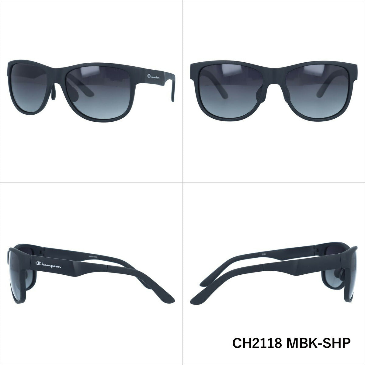 【訳あり】チャンピオン 偏光サングラス アジアンフィット Champion CH2118 全4色 57サイズ ウェリントン型 レディース 男女兼用 ユニセックス ブランド 人気 UVカット 紫外線 おしゃれ 運転 ドライブ レジャー アウトドア 夏 釣り フィッシング 海 川