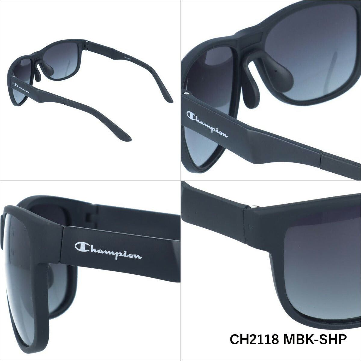 【訳あり】チャンピオン 偏光サングラス アジアンフィット Champion CH2118 全4色 57サイズ ウェリントン型 レディース 男女兼用 ユニセックス ブランド 人気 UVカット 紫外線 おしゃれ 運転 ドライブ レジャー アウトドア 夏 釣り フィッシング 海 川