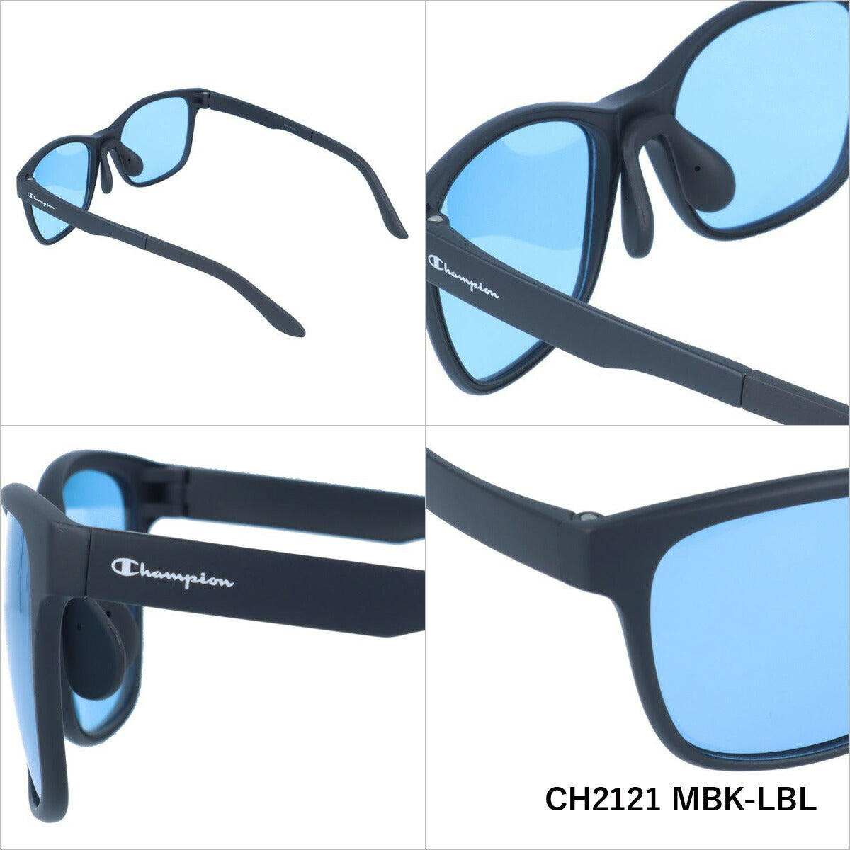 【訳あり】チャンピオン 偏光 サングラス カラーレンズ メンズ レディース UVカット Champion ブランド CH2121 54 ウェリントン | 紫外線 対策 おすすめ 人気 プレゼント 運転 ドライブ レジャー キャンプ アウトドア 釣り フィッシング 海 川 山 春 夏 秋 冬 ランニング