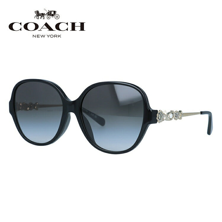 【国内正規品】コーチ サングラス フルフィット(アジアンフィット) COACH HC8303BF 50028G 57サイズ ウェリントン ユニセックス メンズ レディース