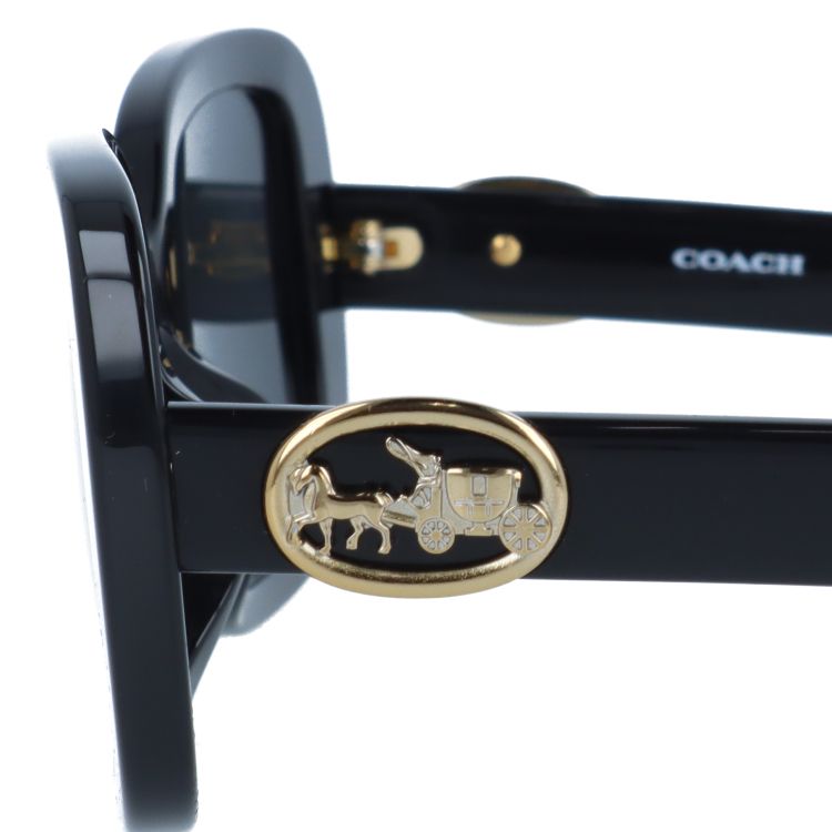 【国内正規品】コーチ サングラス フルフィット(アジアンフィット) COACH HC8330F 500287 56サイズ スクエア ユニセックス メンズ レディース