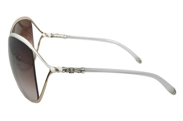 【訳あり】クロムハーツ サングラス CHROME HEARTS FISH EYE WT-GP White Gold/Crosses ユニセックス メンズ レディース 紫外線 UVカット ラッピング無料