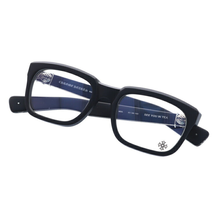 【選べる2色 調光レンズ】クロムハーツ サングラス CHROME HEARTS SEE YOU IN TEA MBK シルバーモチーフ / BSフレアー ウェリントン型 伊達メガネ カラーレンズ ユニセックス メンズ レディース 紫外線 UVカット ラッピング無料