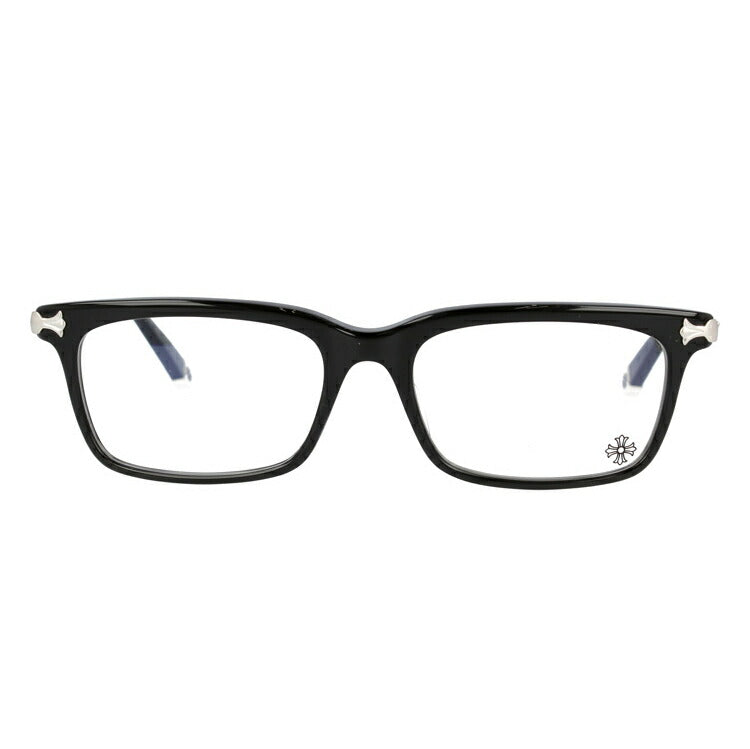 クロムハーツ メガネ 度付き 度なし 伊達メガネ 眼鏡 メガネフレーム CHROME HEARTS アジアンフィット FUN HATCH-A BK 53サイズ スクエア型 ユニセックス メンズ レディース 紫外線 UVカット ラッピング無料
