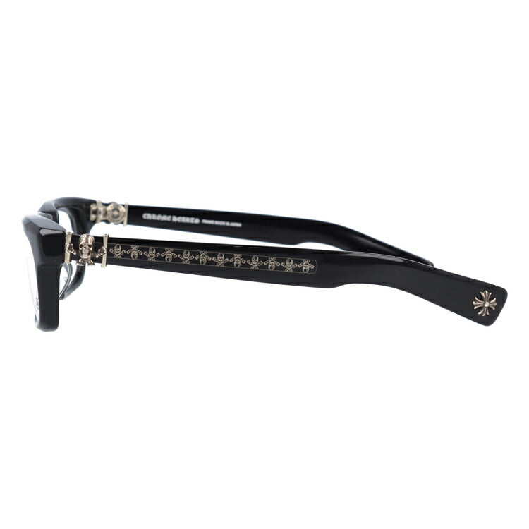 クロムハーツ メガネ 度付き 度なし 伊達メガネ 眼鏡 メガネフレーム CHROME HEARTS レギュラーフィット ハリスティーター FOTI H,T,1 BK 55サイズ Joe Foti(ジョー・フォティ) スクエア型 ユニセックス メンズ レディース 紫外線 UVカット ラッピング無料