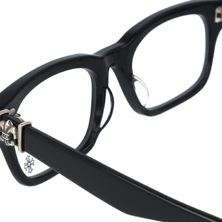 クロムハーツ メガネ 度付き 度なし 伊達メガネ 眼鏡 メガネフレーム CHROME HEARTS アジアンフィット GITTIN ANY?-A 52サイズ スクエア型 ユニセックス メンズ レディース 紫外線 UVカット ラッピング無料
