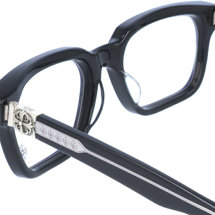 【選べる2色 調光レンズ】クロムハーツ サングラス CHROME HEARTS DAFFADLDO BK 53サイズ スクエア型 日本製 フローラル 伊達メガネ カラーレンズ ユニセックス メンズ レディース 紫外線 UVカット ラッピング無料