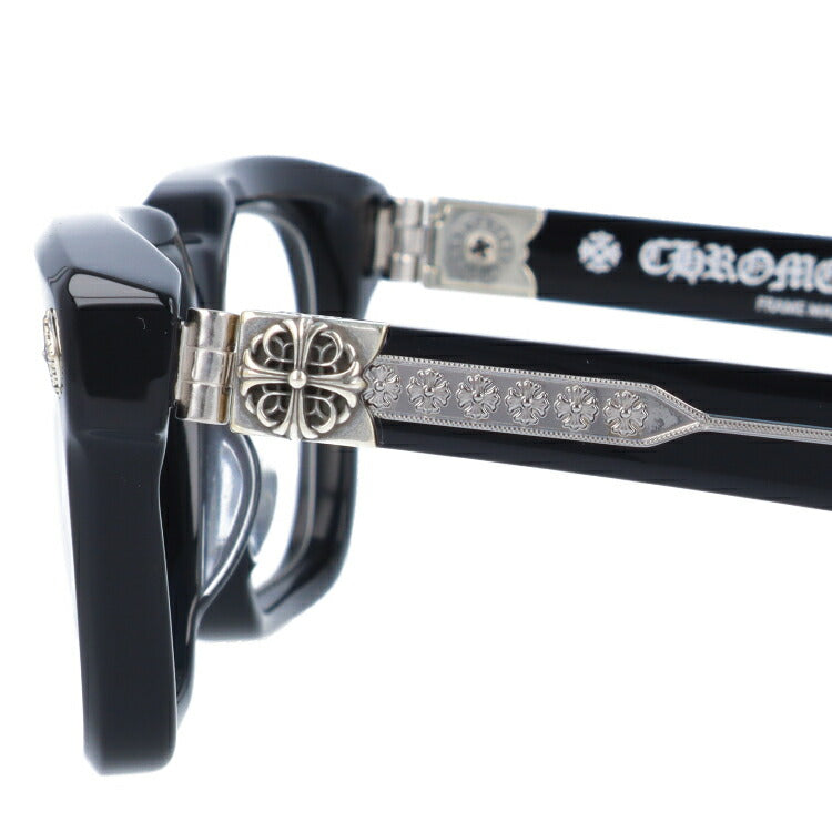 【選べる2色 調光レンズ】クロムハーツ サングラス CHROME HEARTS DAFFADLDO BK 53サイズ スクエア型 日本製 フローラル 伊達メガネ カラーレンズ ユニセックス メンズ レディース 紫外線 UVカット ラッピング無料