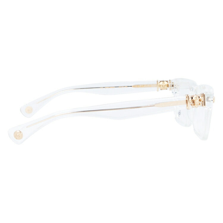 クロムハーツ メガネ 度付き 度なし 伊達メガネ 眼鏡 メガネフレーム CHROME HEARTS アジアンフィット GITTIN ANY?-A CRYS-18KGP 52サイズ スクエア型 日本製 フレア ユニセックス メンズ レディース 紫外線 UVカット ラッピング無料