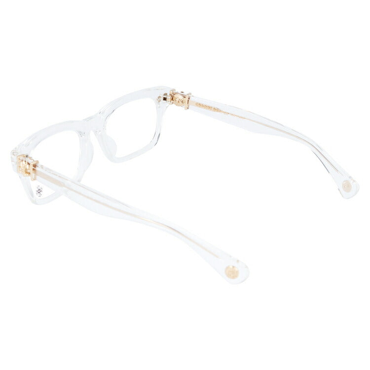 クロムハーツ メガネ 度付き 度なし 伊達メガネ 眼鏡 メガネフレーム CHROME HEARTS アジアンフィット GITTIN ANY?-A CRYS-18KGP 52サイズ スクエア型 日本製 フレア ユニセックス メンズ レディース 紫外線 UVカット ラッピング無料