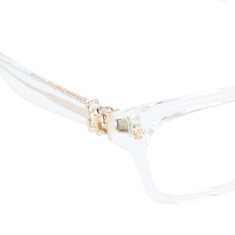 クロムハーツ メガネ 度付き 度なし 伊達メガネ 眼鏡 メガネフレーム CHROME HEARTS アジアンフィット GITTIN ANY?-A CRYS-18KGP 52サイズ スクエア型 日本製 フレア ユニセックス メンズ レディース 紫外線 UVカット ラッピング無料