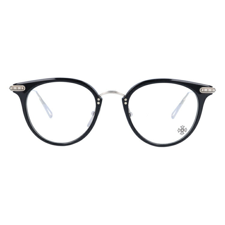 【選べる2色 調光レンズ】クロムハーツ サングラス CHROME HEARTS JACK ON BK/SS 49サイズ ボストン型 日本製 クロス 伊達メガネ カラーレンズ ユニセックス メンズ レディース 紫外線 UVカット ラッピング無料