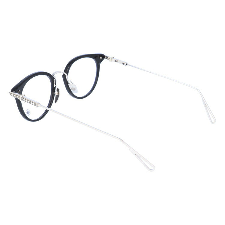 【選べる15色 ライトカラーレンズ】クロムハーツ ライトカラー サングラス CHROME HEARTS JACK ON BK/SS 49 日本製 クロ ボストン型 メンズ レディース アウトドア 運転 ドライブ レジャー UVカット 伊達 メガネ 眼鏡