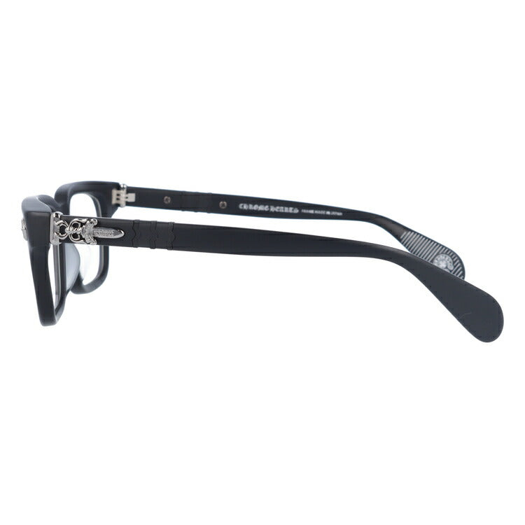 クロムハーツ メガネ 度付き 度なし 伊達メガネ 眼鏡 メガネフレーム CHROME HEARTS レギュラーフィット TESTERICAL MBK 52サイズ スクエア型 日本製 ダガー ユニセックス メンズ レディース 紫外線 UVカット ラッピング無料