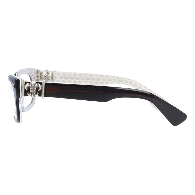クロムハーツ メガネ 度付き 度なし 伊達メガネ 眼鏡 メガネフレーム CHROME HEARTS アジアンフィット BANGADANG II-A CWC 52サイズ スクエア型 日本製 フレア クロス ユニセックス メンズ レディース 紫外線 UVカット ラッピング無料