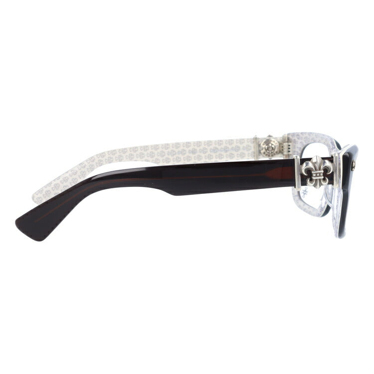 クロムハーツ メガネ 度付き 度なし 伊達メガネ 眼鏡 メガネフレーム CHROME HEARTS アジアンフィット BANGADANG II-A CWC 52サイズ スクエア型 日本製 フレア クロス ユニセックス メンズ レディース 紫外線 UVカット ラッピング無料