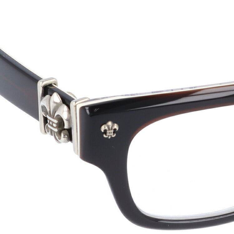 クロムハーツ メガネ 度付き 度なし 伊達メガネ 眼鏡 メガネフレーム CHROME HEARTS アジアンフィット BANGADANG II-A CWC 52サイズ スクエア型 日本製 フレア クロス ユニセックス メンズ レディース 紫外線 UVカット ラッピング無料