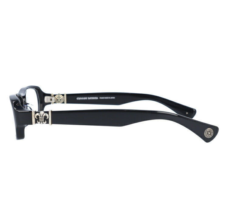 クロムハーツ メガネ 度付き 度なし 伊達メガネ 眼鏡 メガネフレーム CHROME HEARTS レギュラーフィット GITTIN ANY? II BK Black 56サイズ スクエア型 日本製 BSフレア ユニセックス メンズ レディース 紫外線 UVカット ラッピング無料