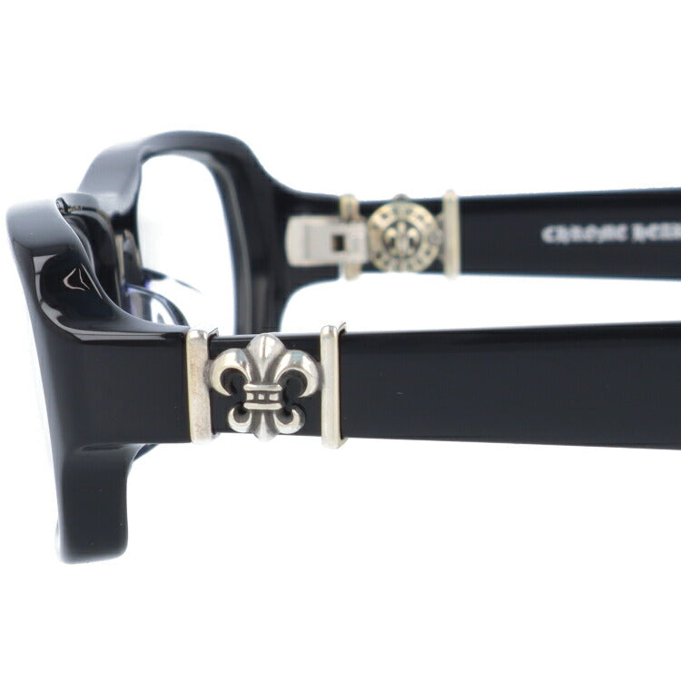 クロムハーツ メガネ 度付き 度なし 伊達メガネ 眼鏡 メガネフレーム CHROME HEARTS レギュラーフィット GITTIN ANY? II BK Black 56サイズ スクエア型 日本製 BSフレア ユニセックス メンズ レディース 紫外線 UVカット ラッピング無料