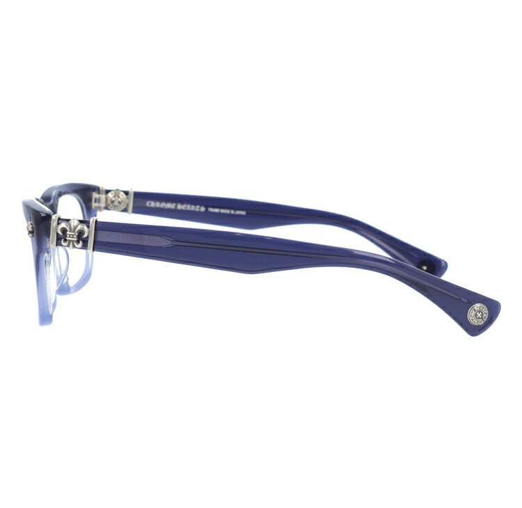 クロムハーツ メガネ 度付き 度なし 伊達メガネ 眼鏡 メガネフレーム CHROME HEARTS アジアンフィット GITTIN ANY?-A IF Indigo Fade 52サイズ ウェリントン型 日本製 BSフレア ユニセックス メンズ レディース 紫外線 UVカット ラッピング無料