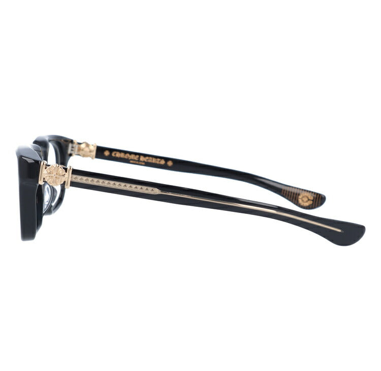 クロムハーツ メガネ 度付き 度なし 伊達メガネ 眼鏡 メガネフレーム CHROME HEARTS レギュラーフィット GRIM BK-18KGP Black-18KGP 54サイズ スクエア型 日本製 フローラル ユニセックス メンズ レディース 紫外線 UVカット ラッピング無料