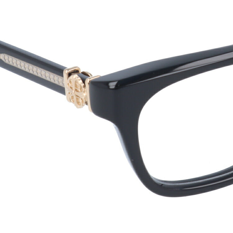 クロムハーツ メガネ 度付き 度なし 伊達メガネ 眼鏡 メガネフレーム CHROME HEARTS レギュラーフィット GRIM BK-18KGP Black-18KGP 54サイズ スクエア型 日本製 フローラル ユニセックス メンズ レディース 紫外線 UVカット ラッピング無料
